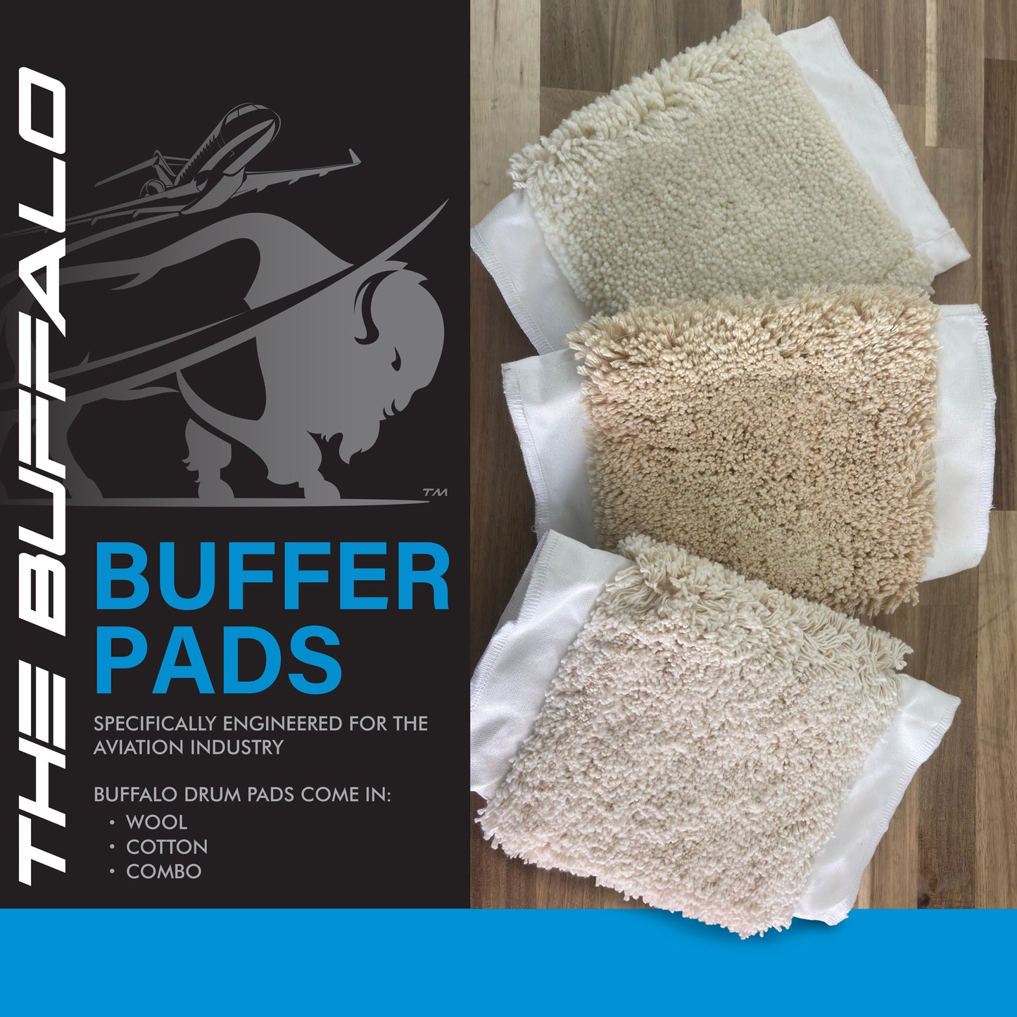 The Buffalo Buffer Drum Pads